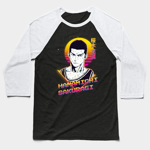 hanamichi sakuragi Baseball T-Shirt by Retrostyle